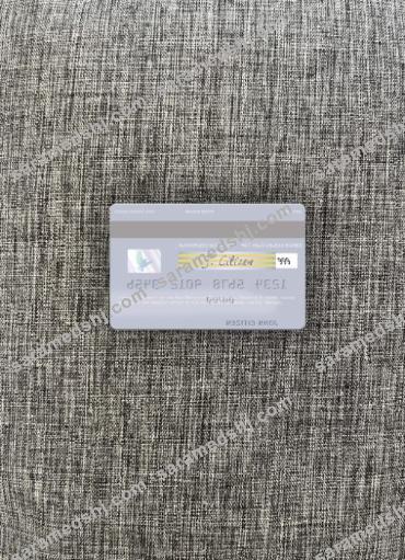 Vanuatu Asia Merchant Bank Limited visa debit card photolook back
